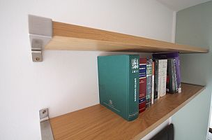 Plenty of book storage Plenty of book storage