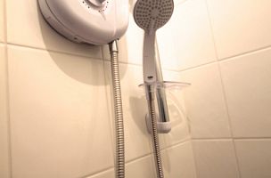 One of the two showers